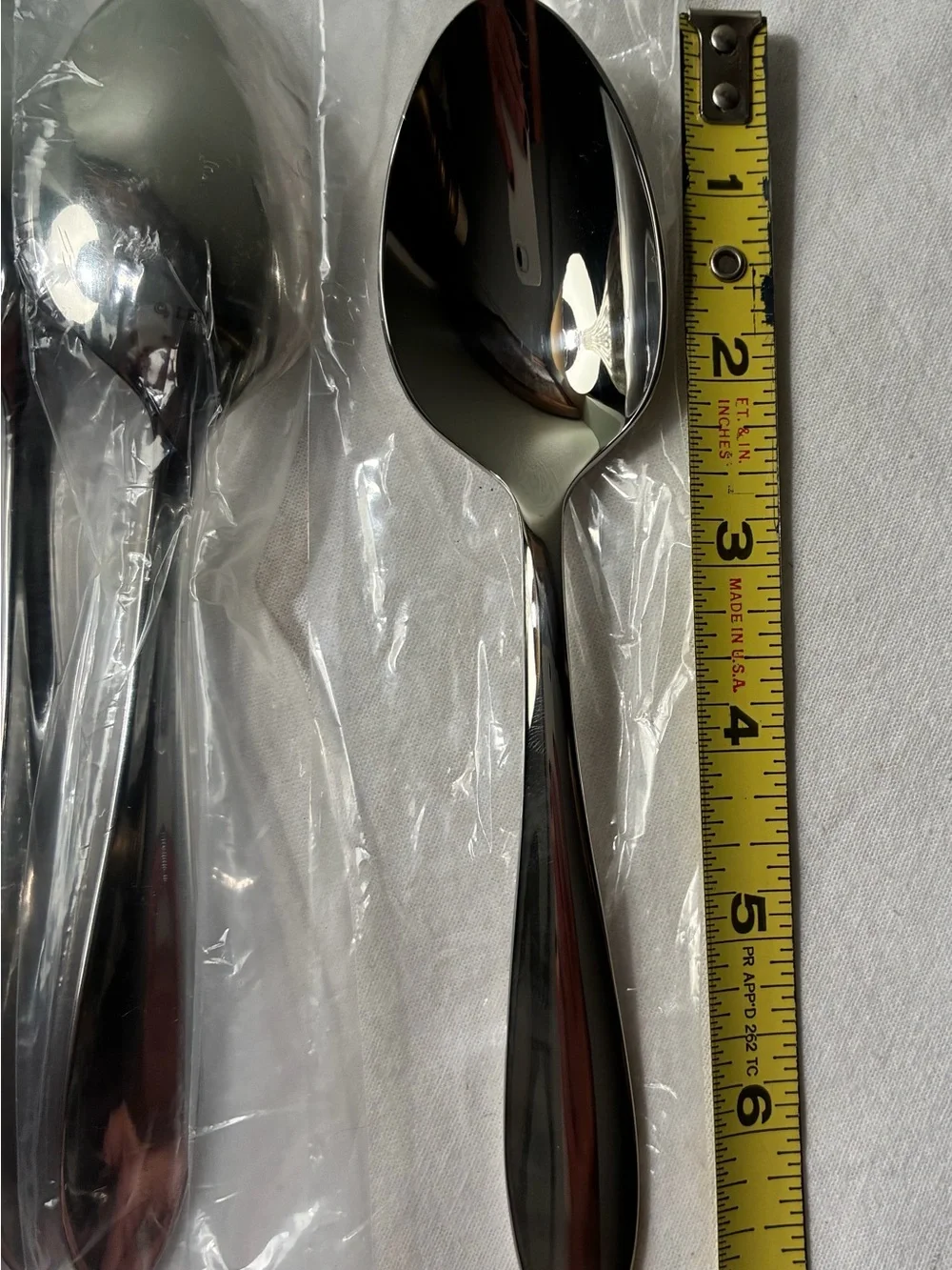 6 NEW Lenox Ellison Stainless Tablespoons